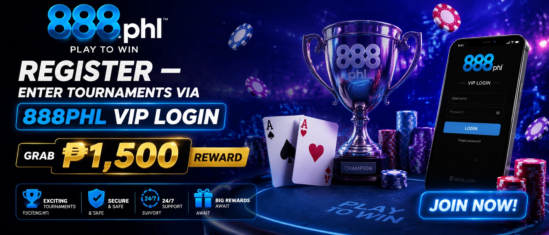 Online Poker lobby for Filipino players
