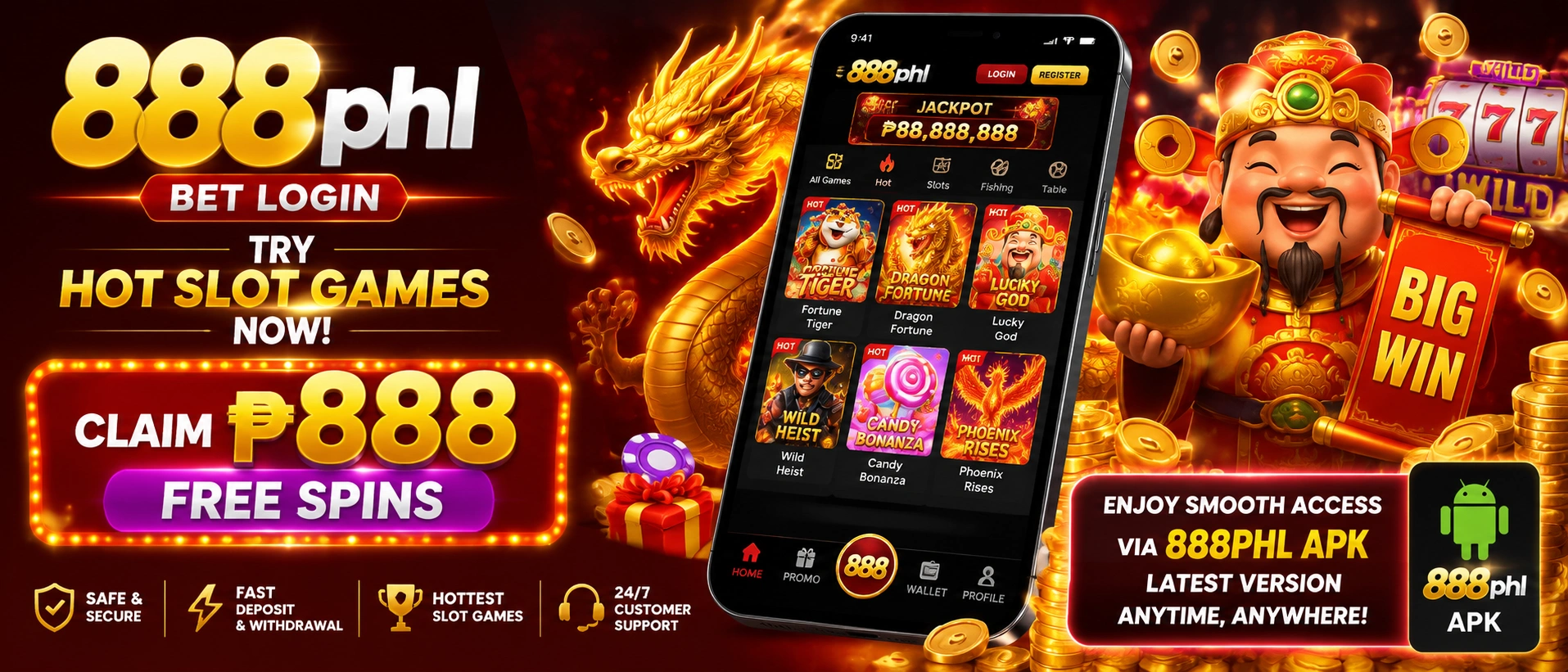 Online Slot hub hero visual 2